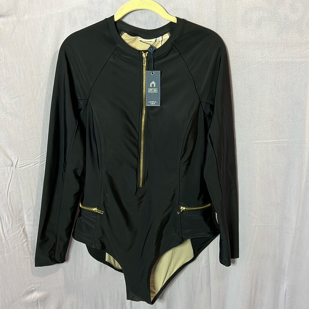 NWT Cabana Life long sleeve spf 50 swim suit